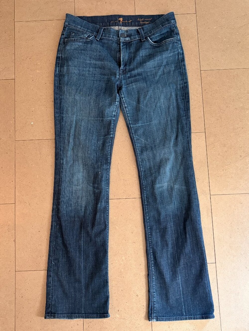 7 For All Mankind High Waist Bootcut Jeans-Size 31